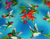 Hummingbirds in Blue